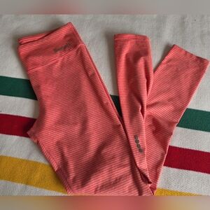 Bench Coral Striped Leggings Size Lg